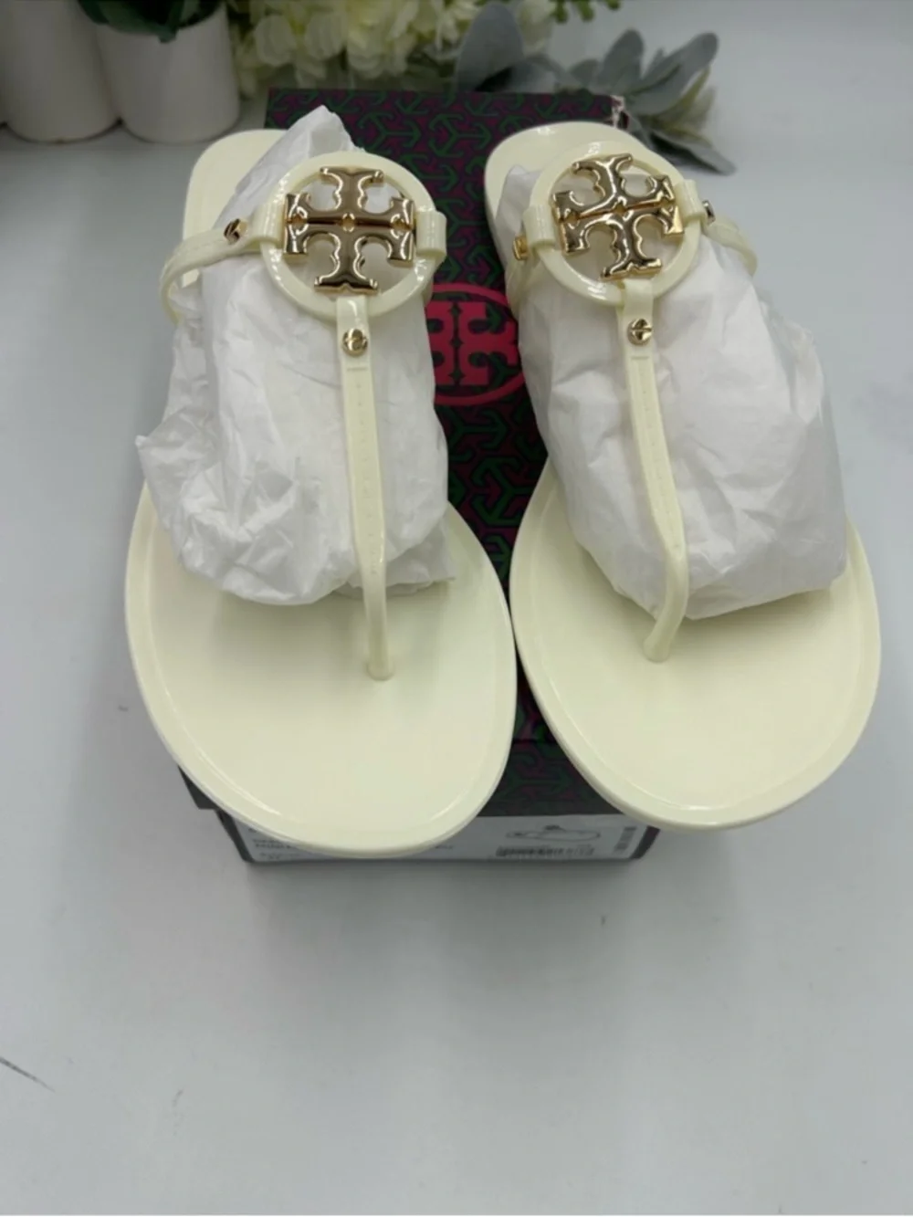 Women’s Tory BURCH thong jelly, sandal size 11 NWT